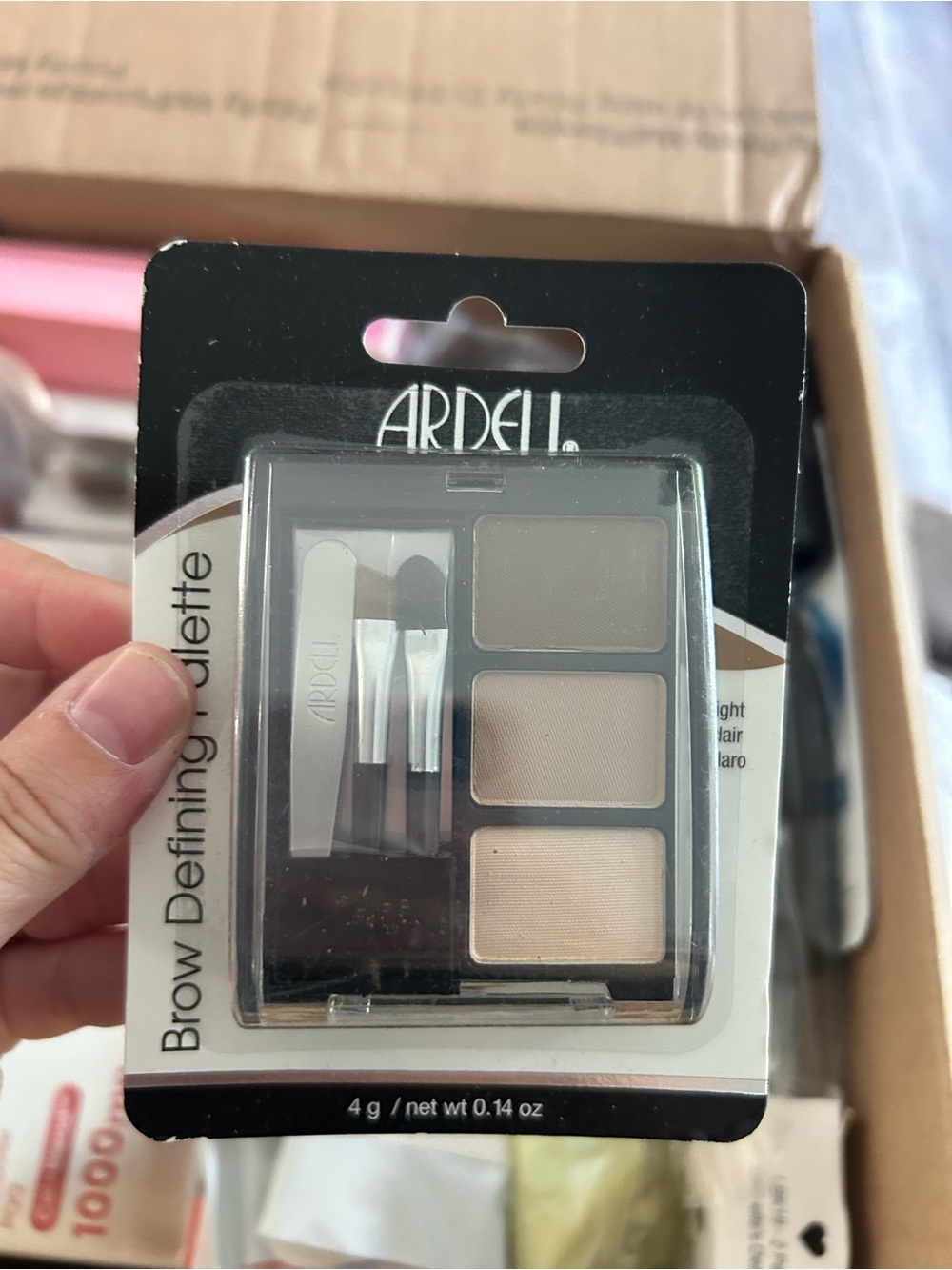 4/$50 Ardell Brow Defining Palette — Light to Neutral Brown Trio